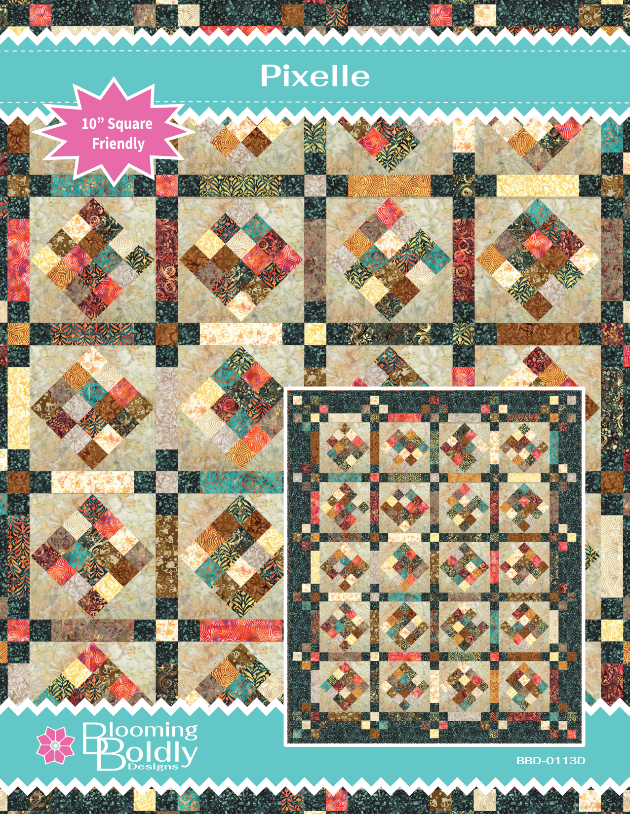 Digital Download - Pixelle Quilt Pattern